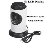 220V 50Hz 700W Power Electric Heater Ceramic Heating Electric Warmer Heater Room Heaters Warm Air Fan Heater